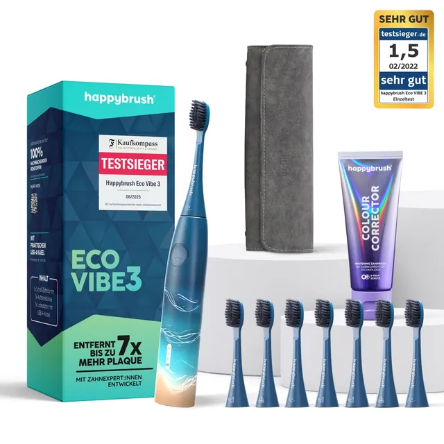 happybrush-eco-vibe-3-schallzahnb-rste-vorteilsset-ocean image 1