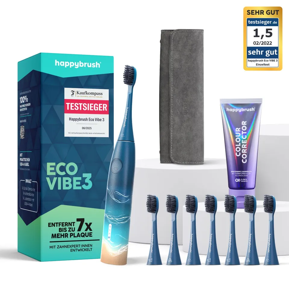 happybrush-eco-vibe-3-schallzahnb-rste-vorteilsset-ocean image 1