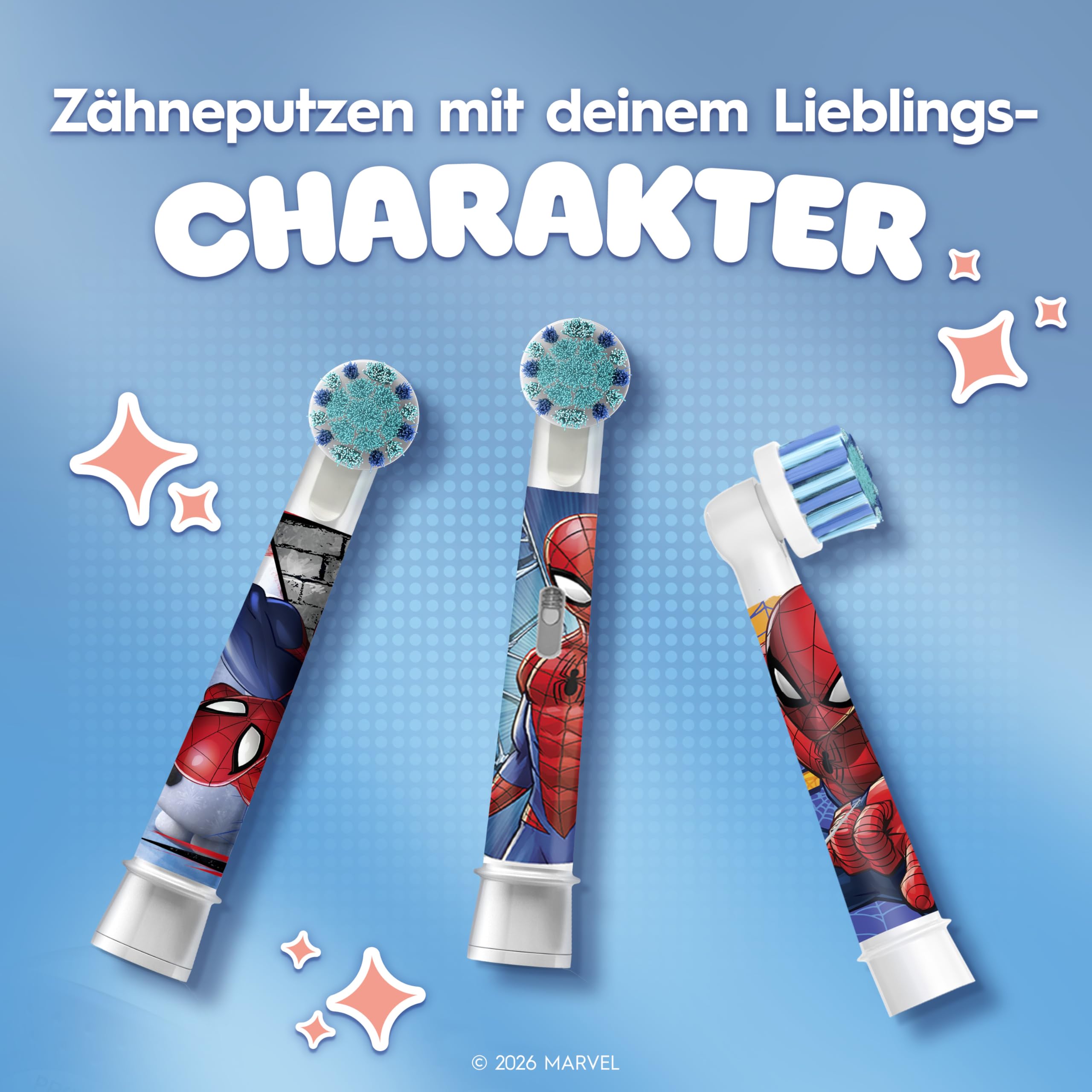 oral-b-aufsteckb-rsten-pro-kids-3-marvel-spiderman-12-st-ck-wei-f-r-elektrische- image 5