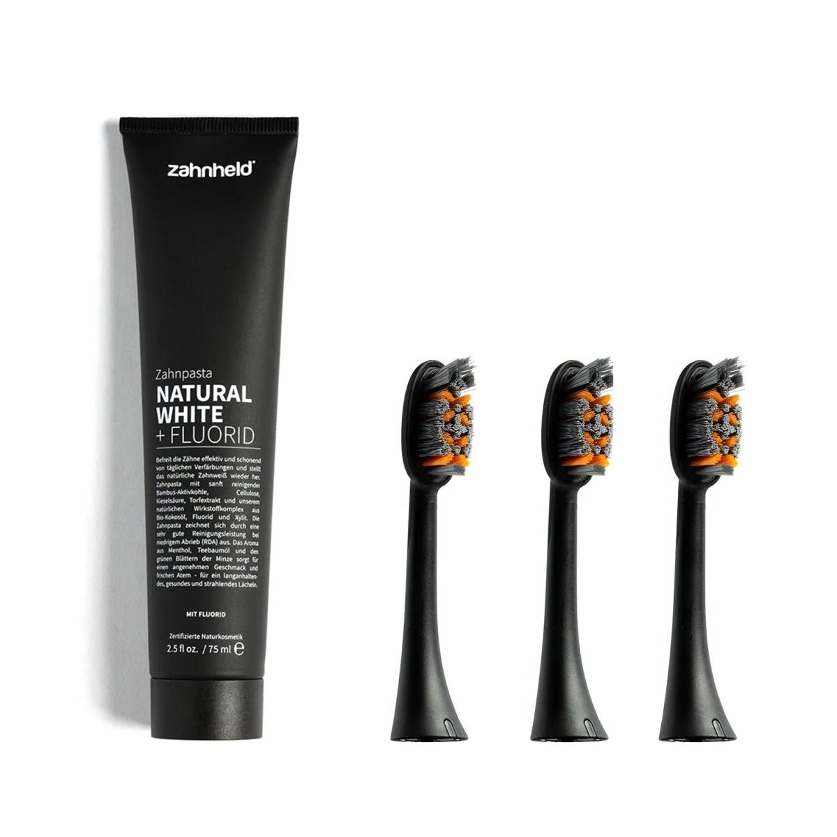 zahnheld-the-care-essentials-zahnpasta-natural-white-b-rstenkopf-pro-x-clean-kom image 1