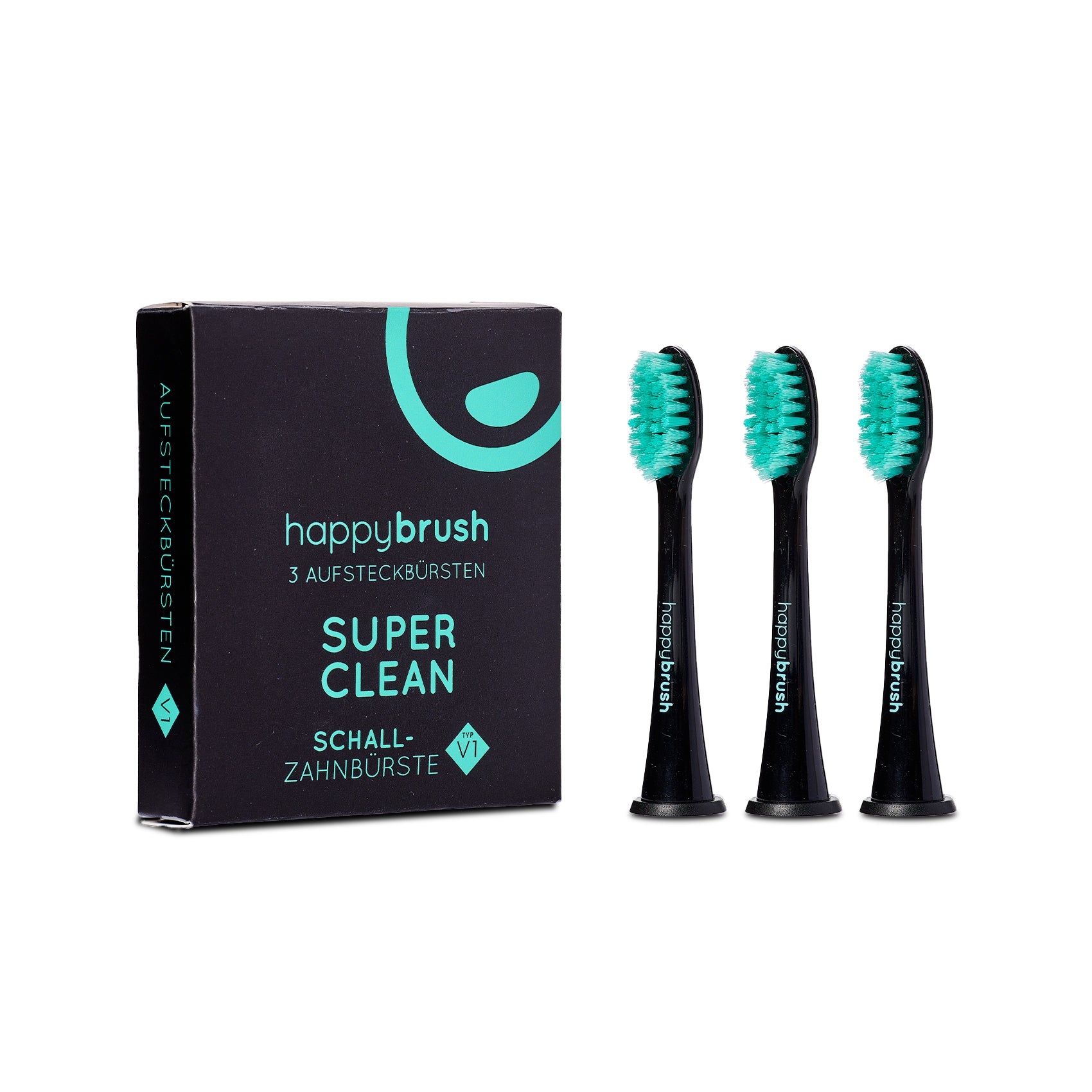 happybrush-vibe-1-aufsteckb-rsten-black-3er-pack-schallzahnb-rsten-ersatzb-rsten image 2