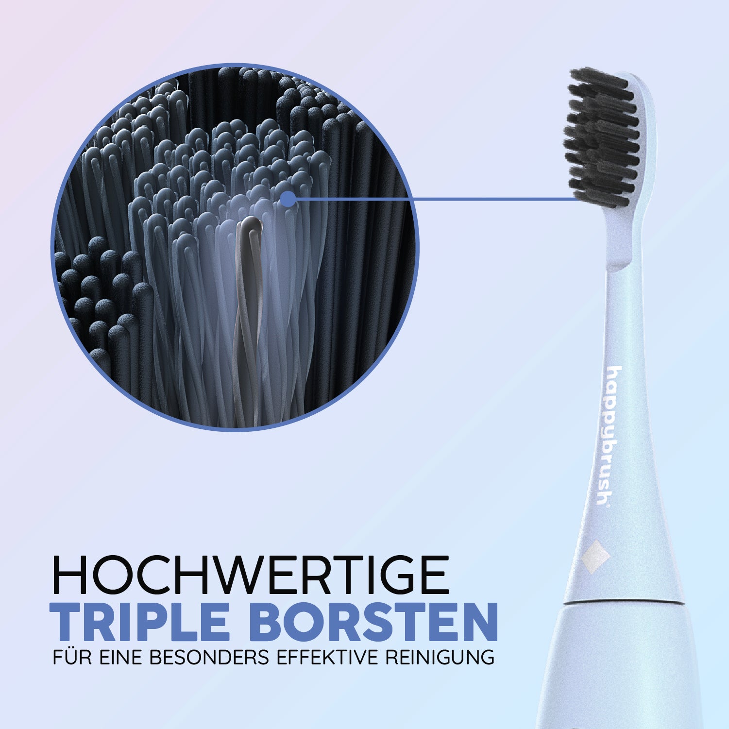 happybrush-aufsteckb-rsten-eco-vibe-3-sunrise-triple-borsten-mittlerer-h-rtegrad image 2