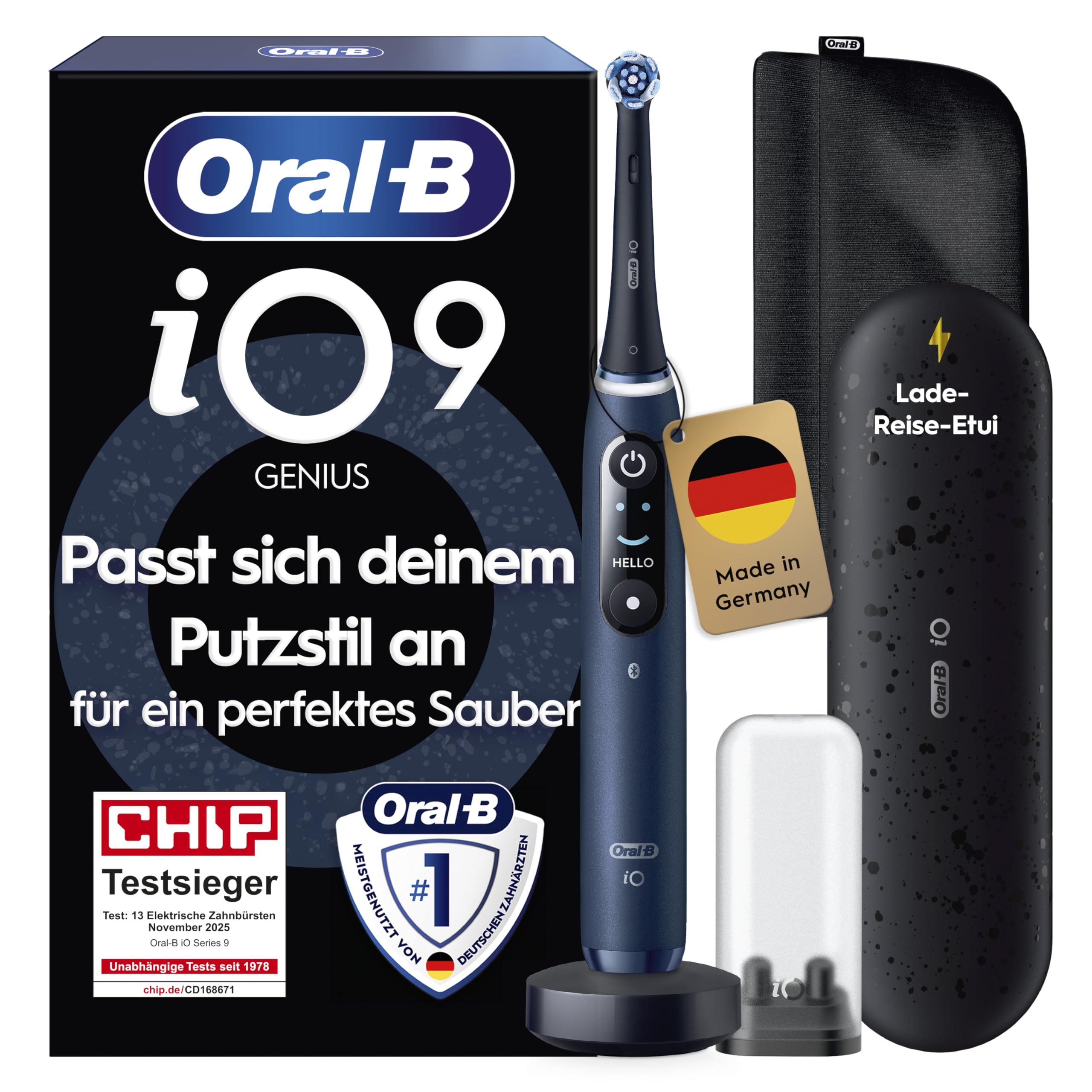 oral-b-io-series-9-elektrische-zahnb-rste-dunkelblau-mit-smart-adapt-modus-reise image 1