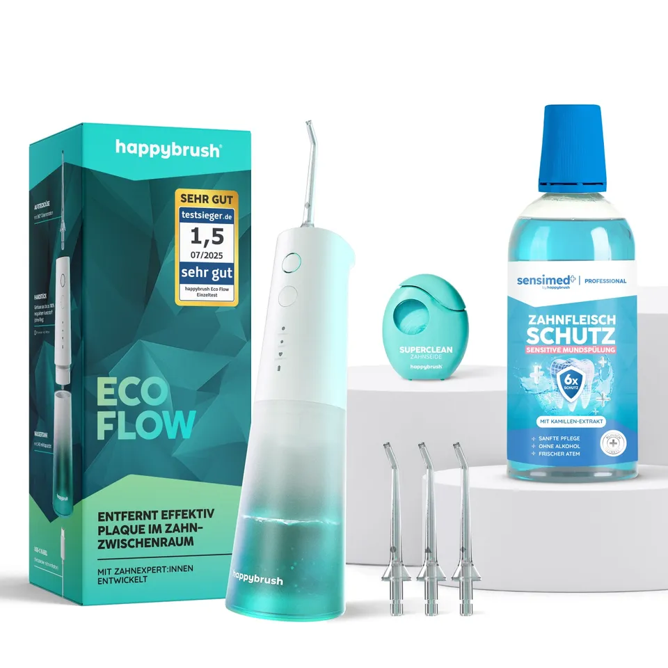 happybrush-interdental-expert-set-white-mint-munddusche-zahnseide-interdentalb-r image 1