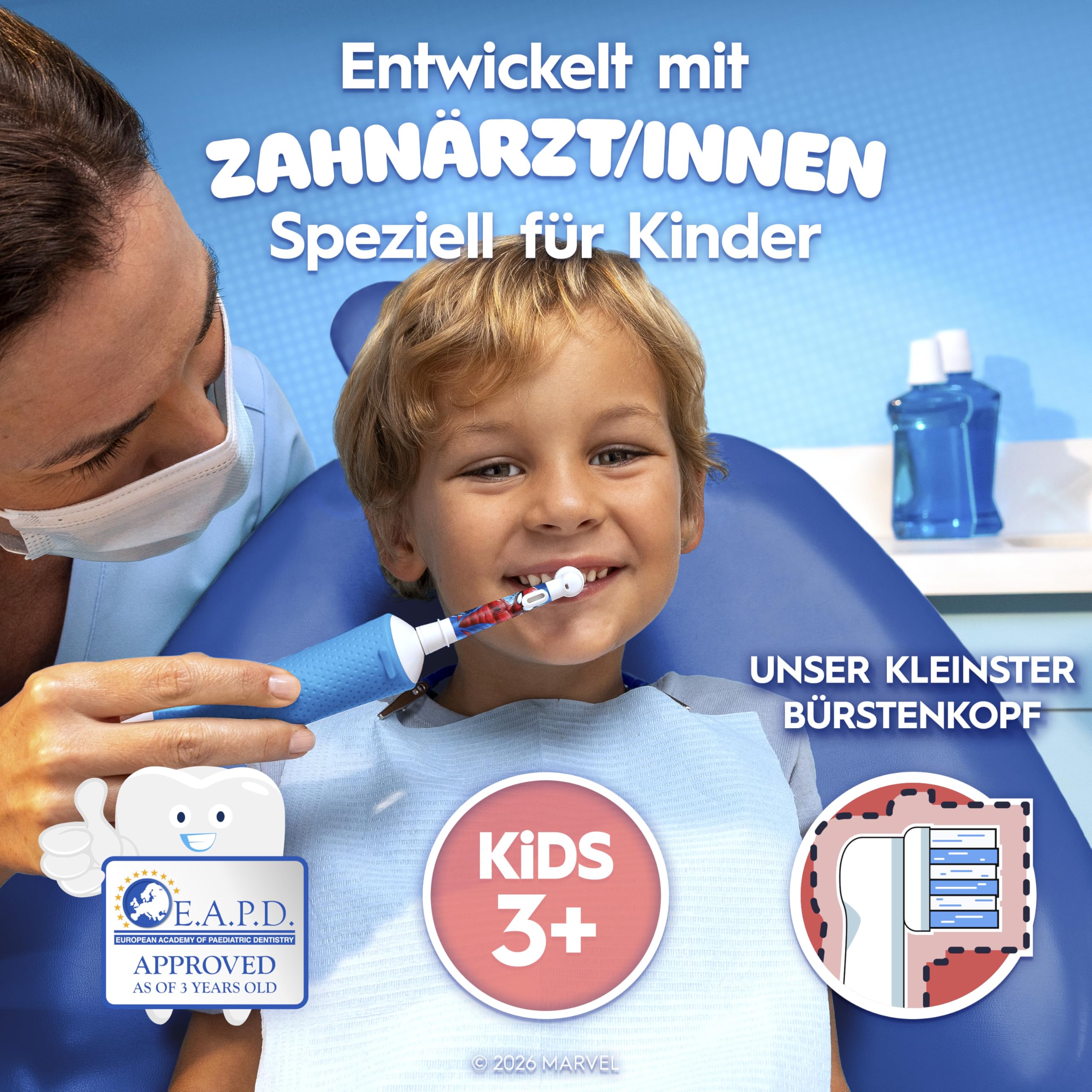 oral-b-aufsteckb-rsten-pro-kids-3-marvel-spiderman-12-st-ck-wei-f-r-elektrische- image 3