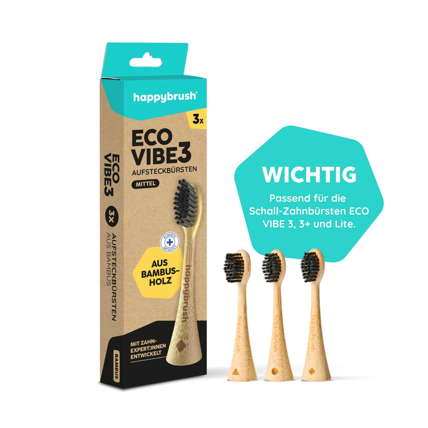 happybrush-aufsteckb-rsten-eco-vibe-3-bambus-3er-set image 3