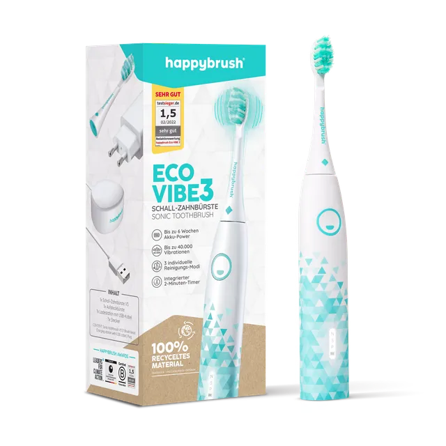 happybrush-eco-vibe-3-schallzahnb-rste-white-mint image 1