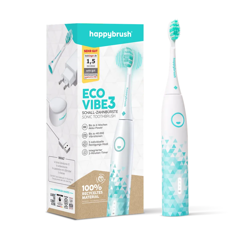 happybrush-eco-vibe-3-schallzahnb-rste-white-mint image 1