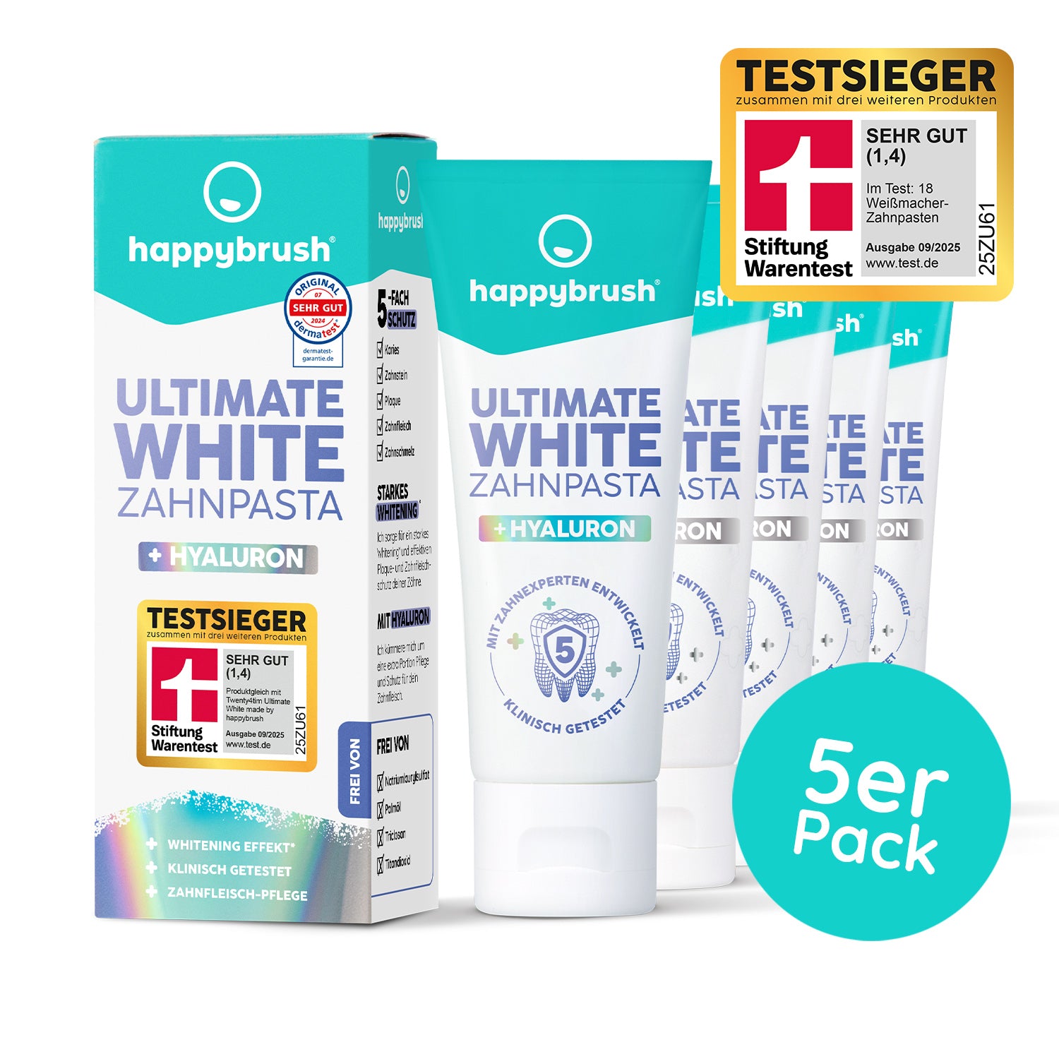 happybrush-ultimatewhite-zahnpasta-whitening-kiesels-ure-hyaluron-75-ml image 7