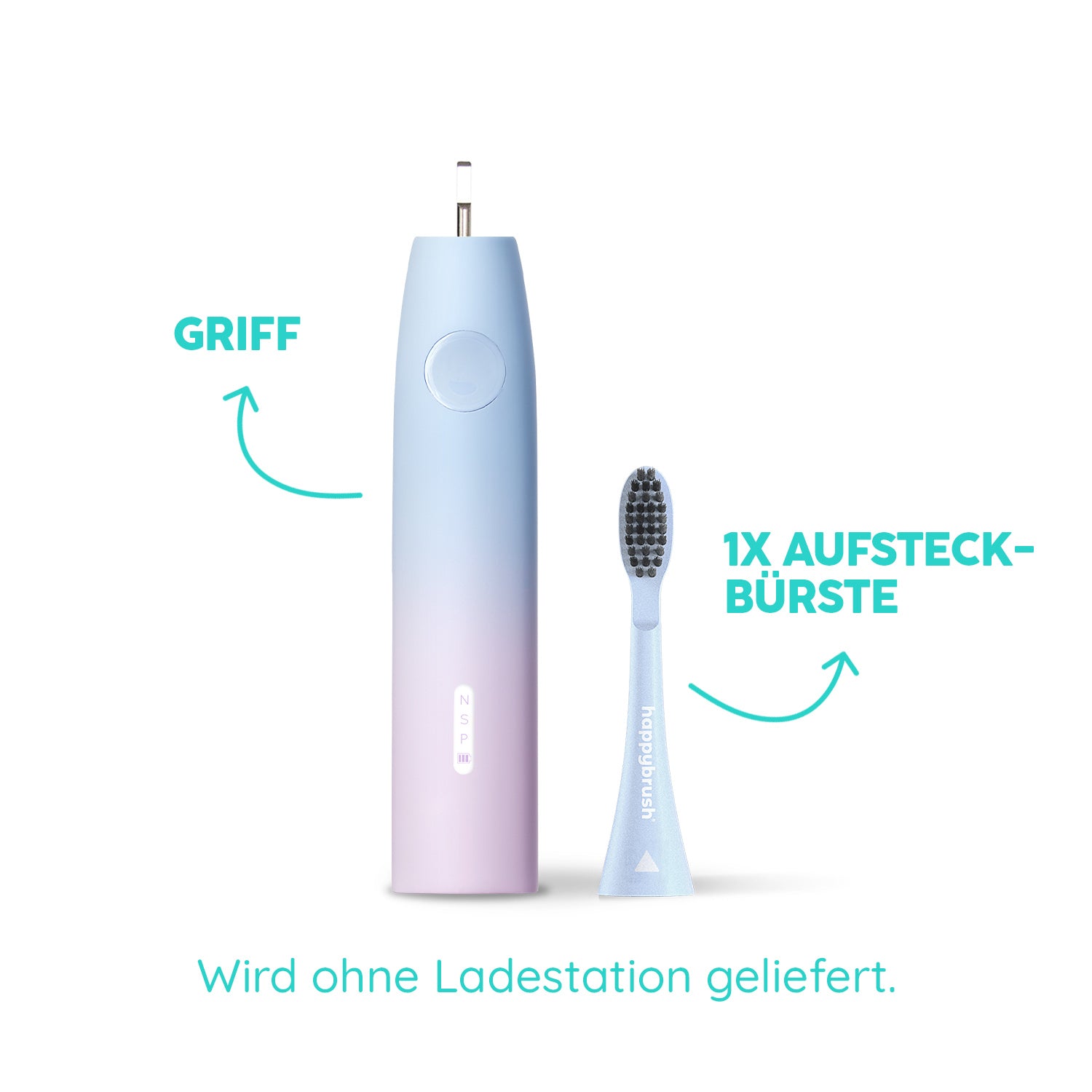 happybrush-ersatz-handst-ck-vibe-3-sunrise-40-000-vibrationen-3-modi-mit-aufstec image 2