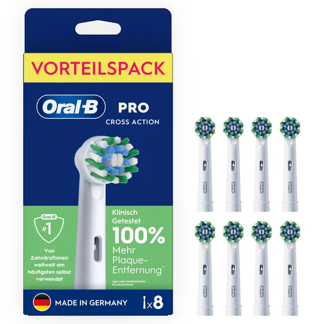 oral-b-aufsteckb-rsten-pro-crossaction-8er-pack-mit-x-f-rmigen-borsten-und-indik image 1