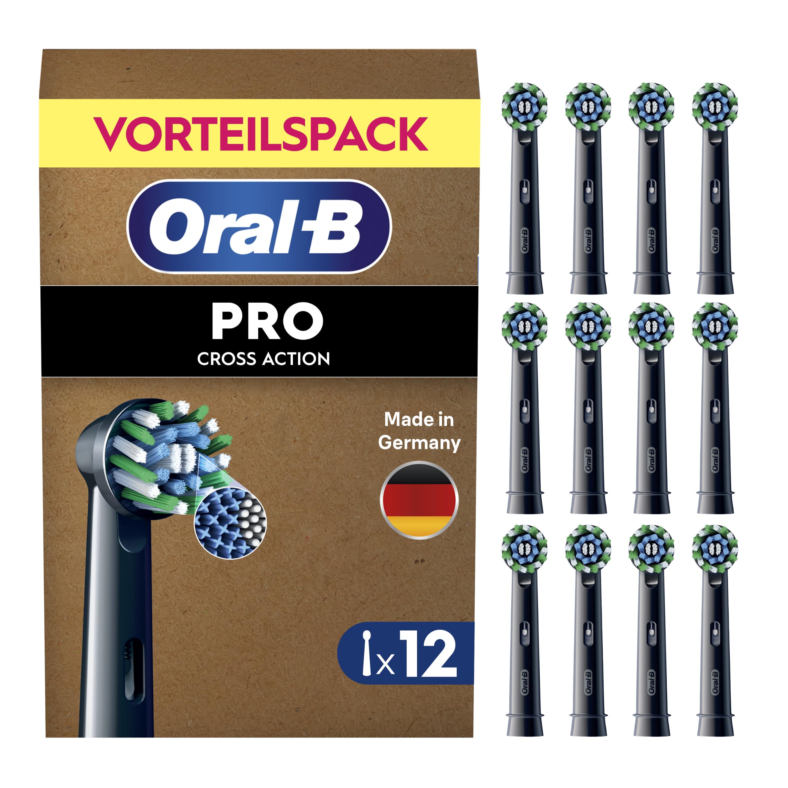oral-b-pro-crossaction-aufsteckb-rsten-f-r-elektrische-zahnb-rsten-12-st-ck-schw image 1