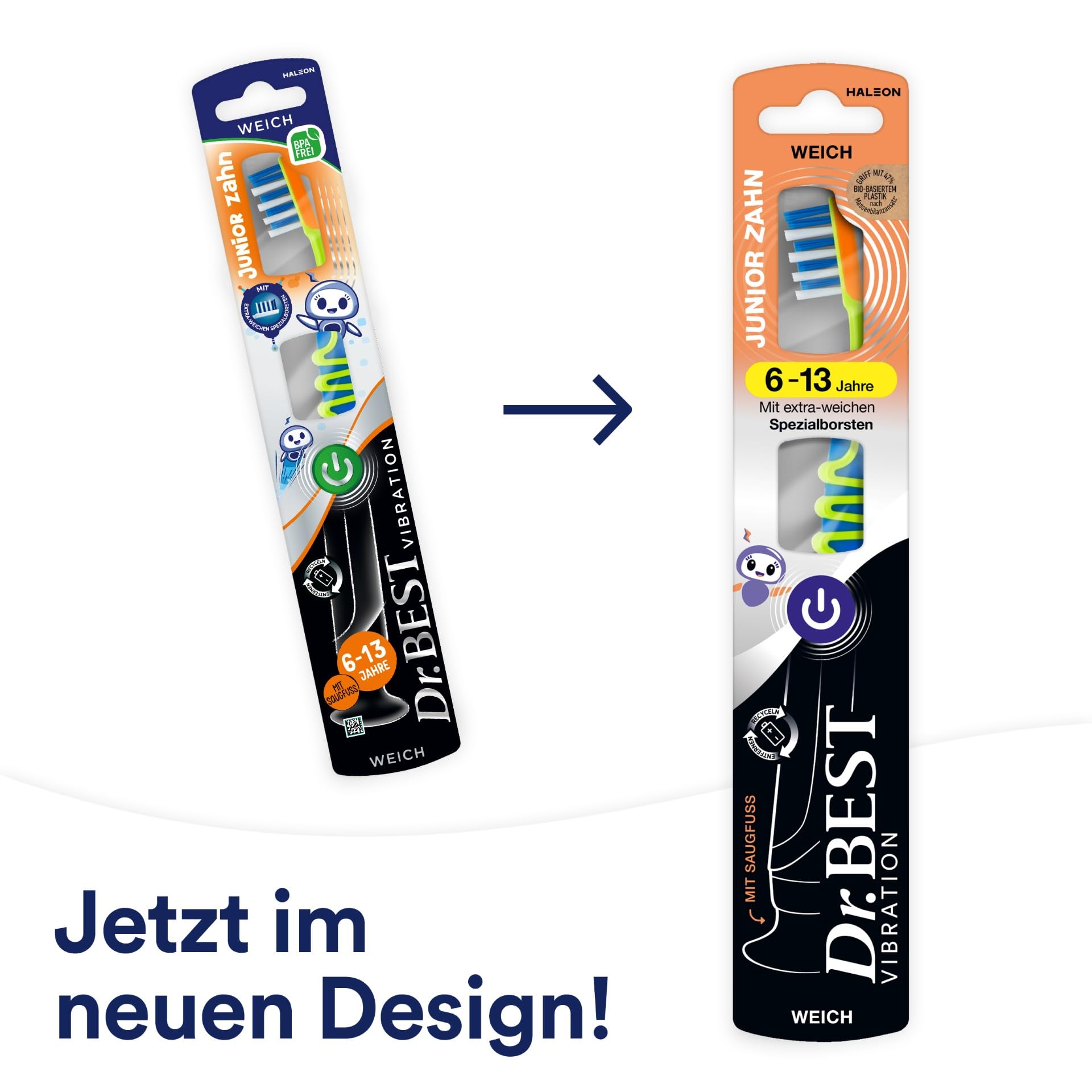 dr-best-vibration-juniorzahn-zahnb-rste-f-r-kinder-6-13-jahre-weich-mit-batterie image 2