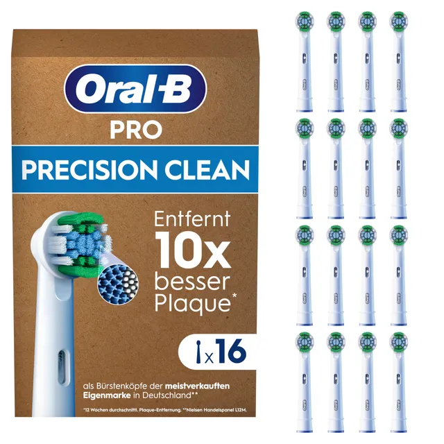 oral-b-pro-precision-clean-aufsteckb-rsten-wei-16-st-ck-pro-series image 1