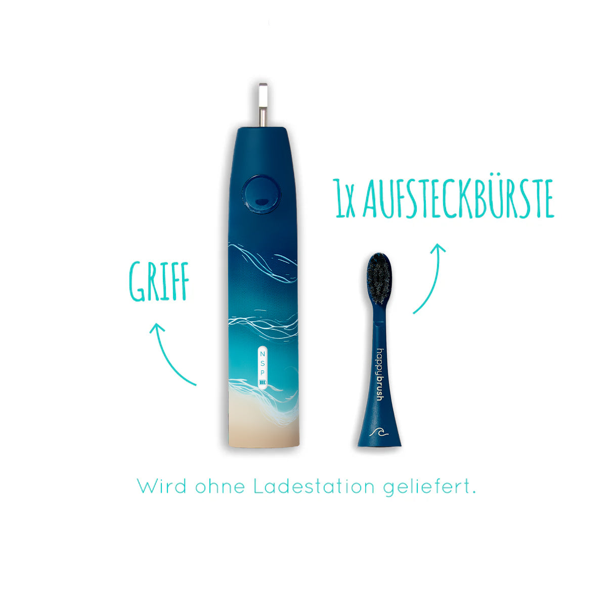 happybrush-handst-ck-vibe-3-ocean-ersatz-handst-ck-ohne-ladestation-mit-aufsteck image 3