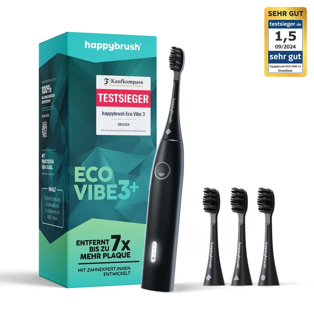 happybrush-eco-vibe-3-allblack-schallzahnb-rste-exklusiv-f-r-bayerische-zahn-pre image 1