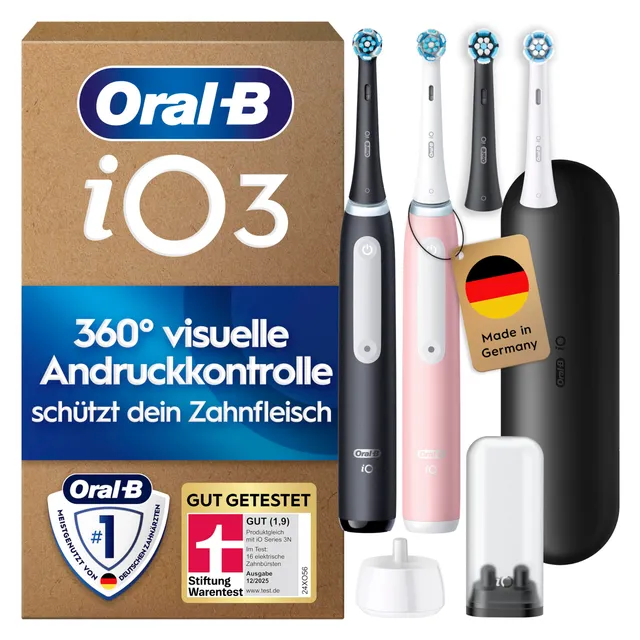 oral-b-io-series-3-elektrische-zahnb-rste-doppelpack-schwarz-rosa image 1