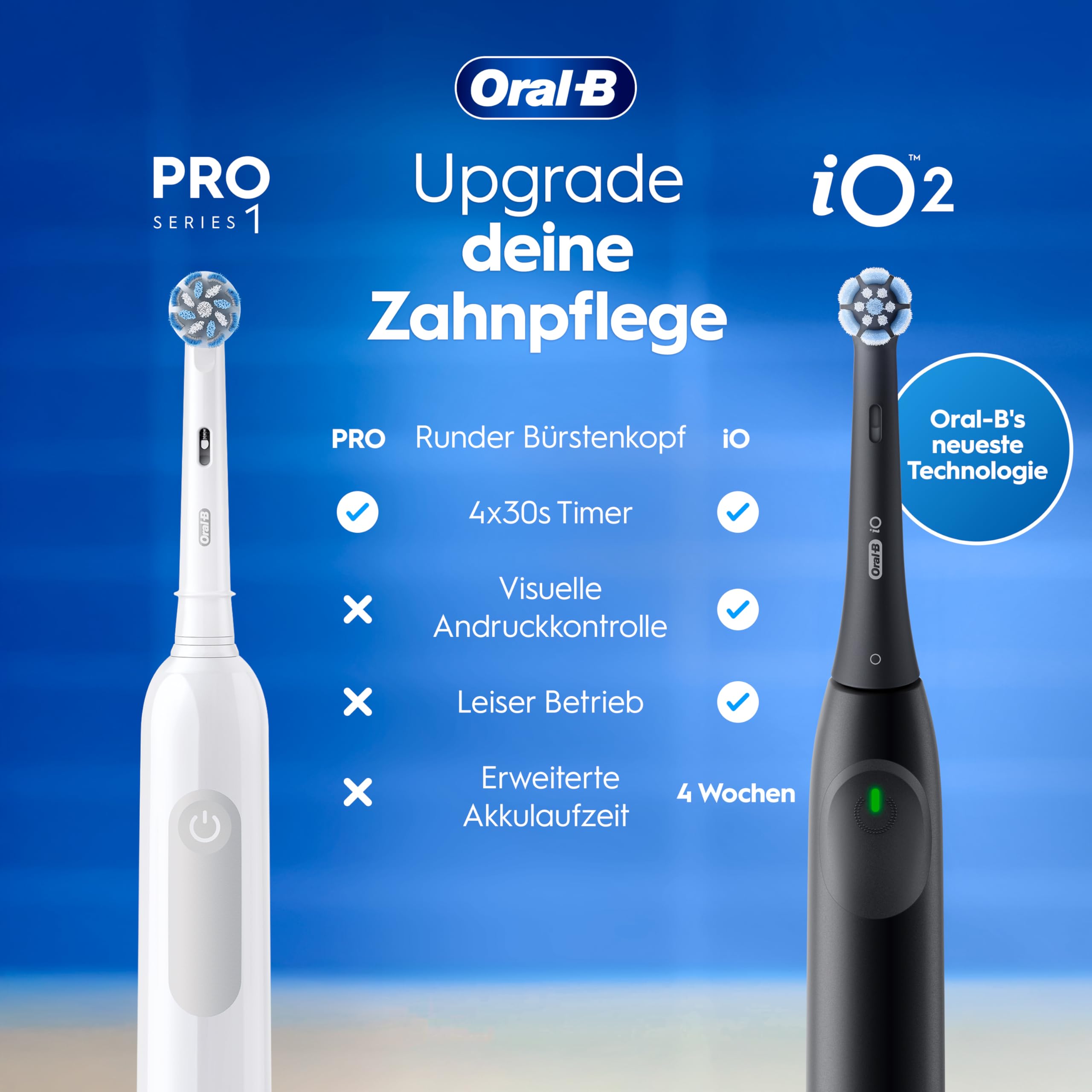 oral-b-pro-series-1-elektrische-zahnb-rste-doppelpack-rosa-schwarz-mit-drucksens image 2