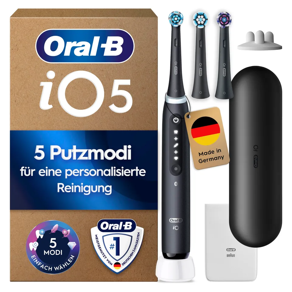 oral-b-io-series-5-elektrische-zahnb-rste-schwarz-5-putzmodi-3-aufsteckb-rsten-r image 1