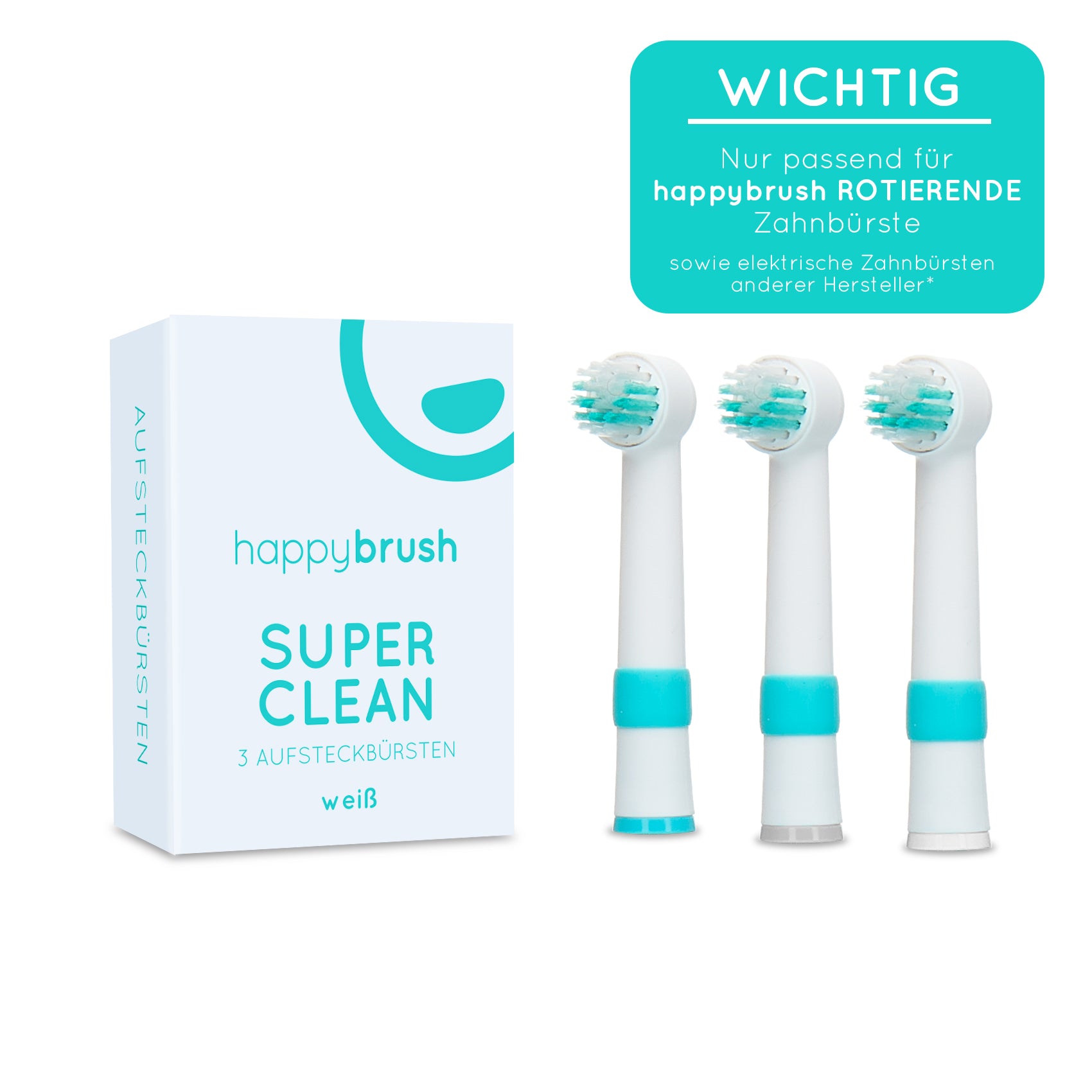 happybrush-aufsteckb-rsten-eco-r2-white-mit-aktivkohle-borsten-triple-borsten-fl image 2