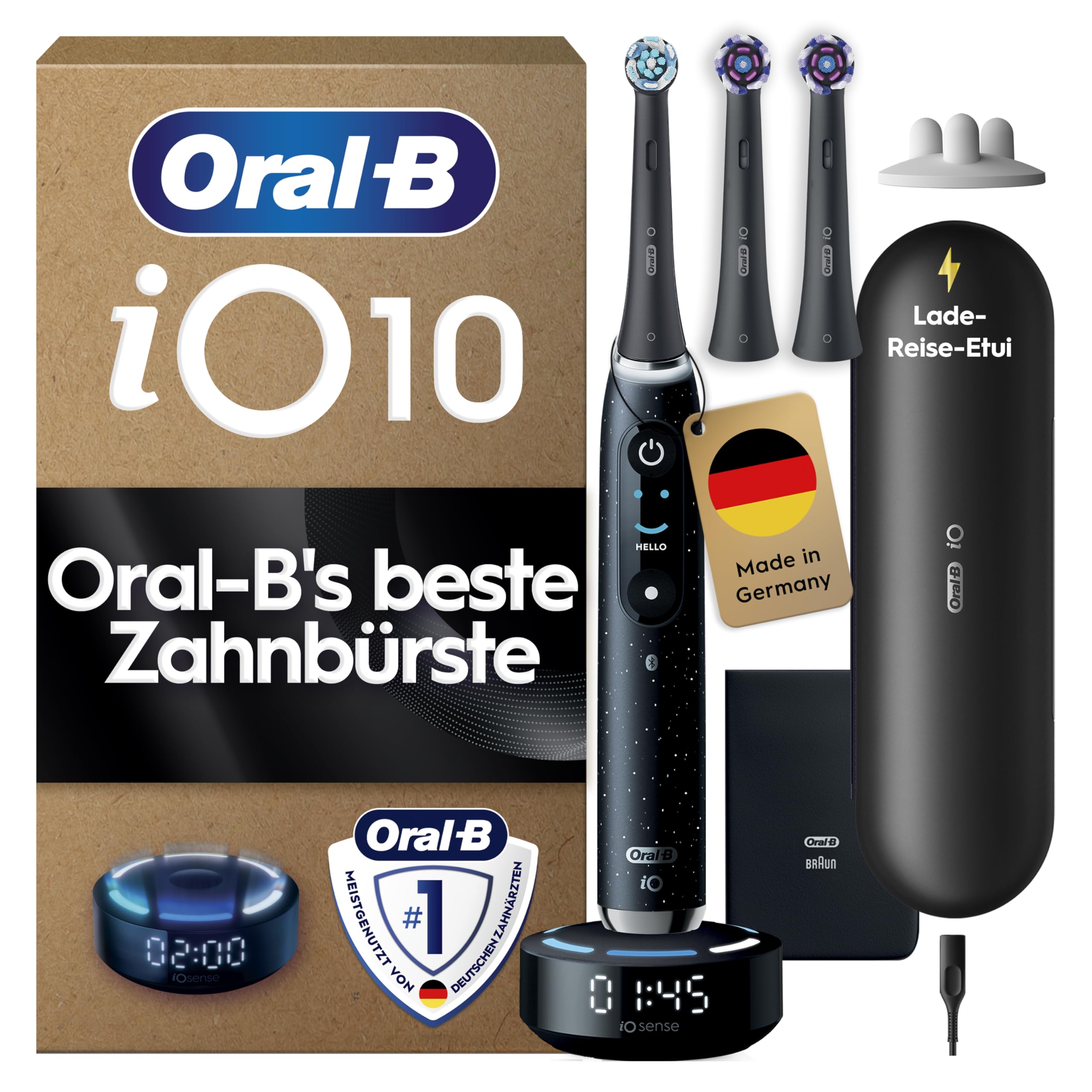 oral-b-io-series-10-elektrische-zahnb-rste-schwarz-mit-io-sense-ladestation-reis image 1