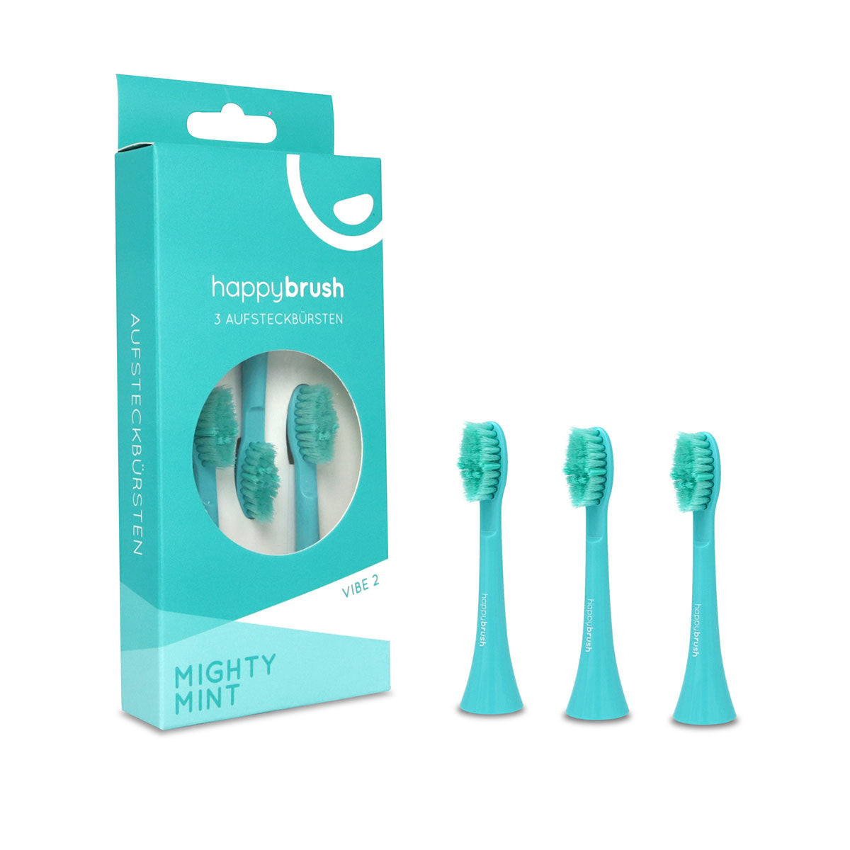 happybrush-vibe-2-aufsteckb-rsten-mint-3er-pack-kompatibel-mit-vibe-2-hs03-hbv2 image 2