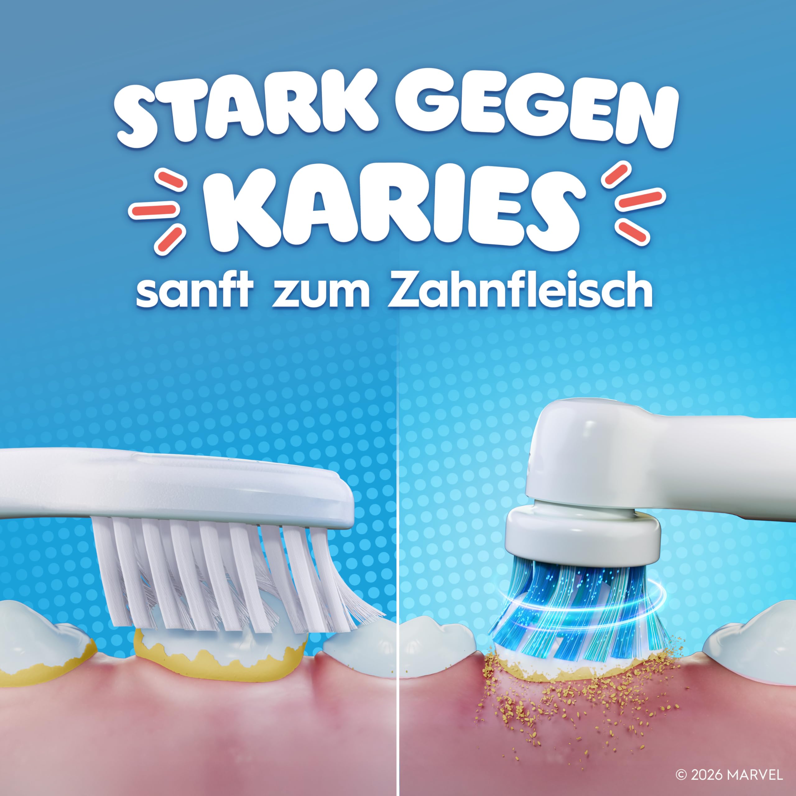 oral-b-aufsteckb-rsten-pro-kids-3-marvel-spiderman-12-st-ck-wei-f-r-elektrische- image 2