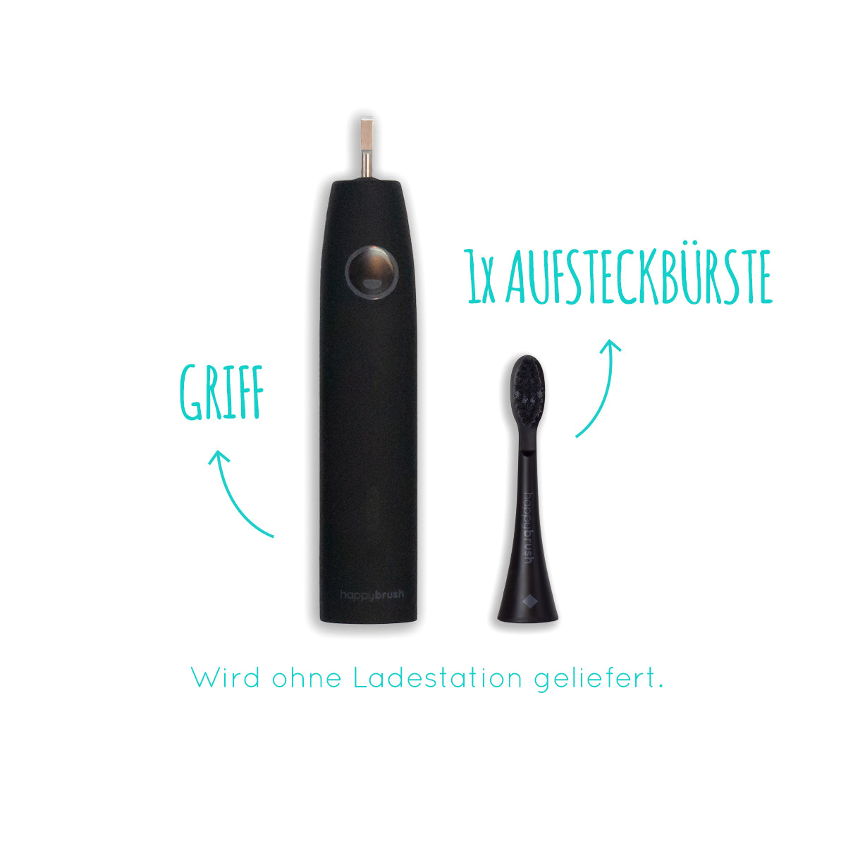 happybrush-vibe-3-ersatz-handst-ck-allblack-40-000-vibrationen-ohne-ladestation- image 2