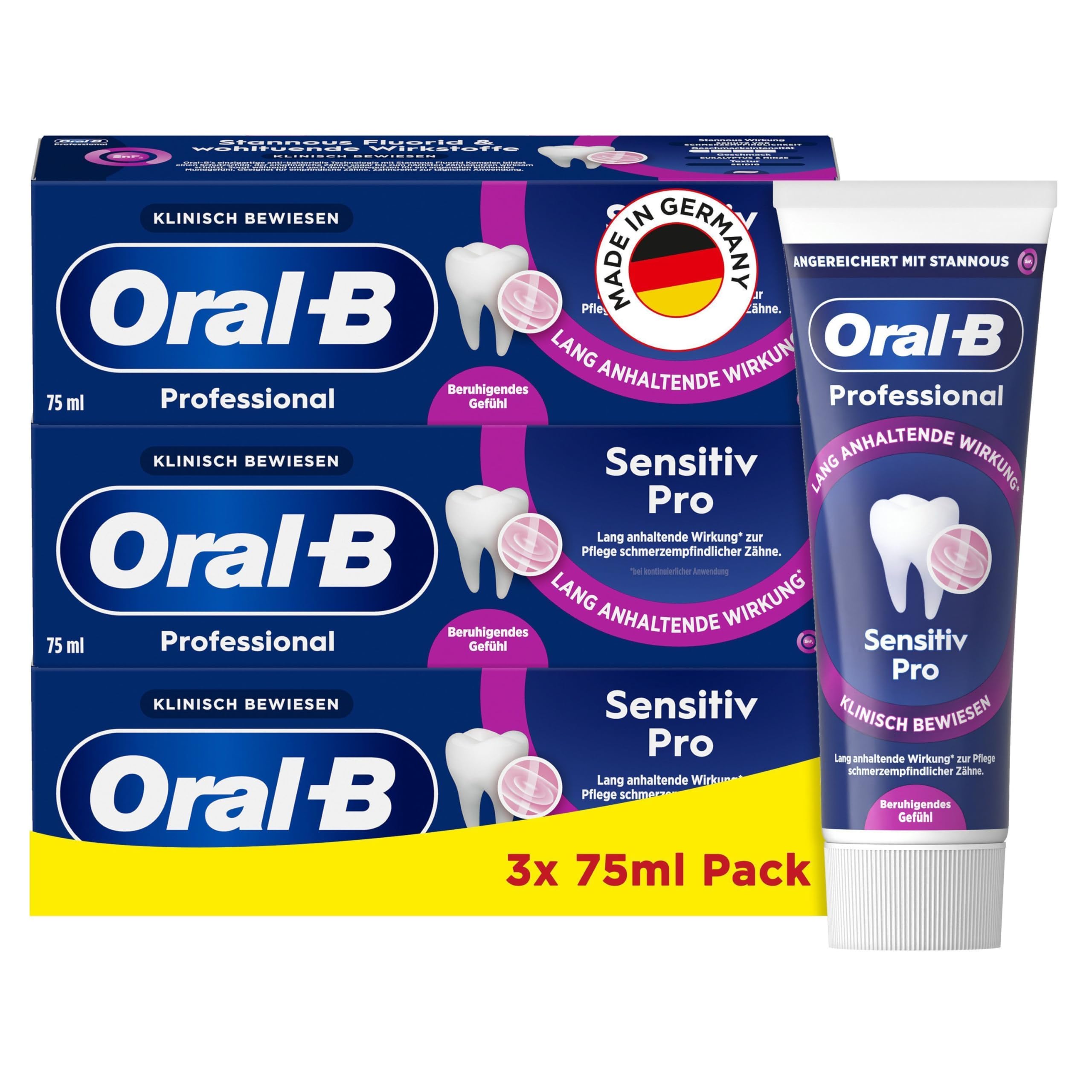 oral-b-professional-sensitiv-pro-beruhigendes-gef-hl-zahnpasta-3x75ml-mit-eukaly image 1