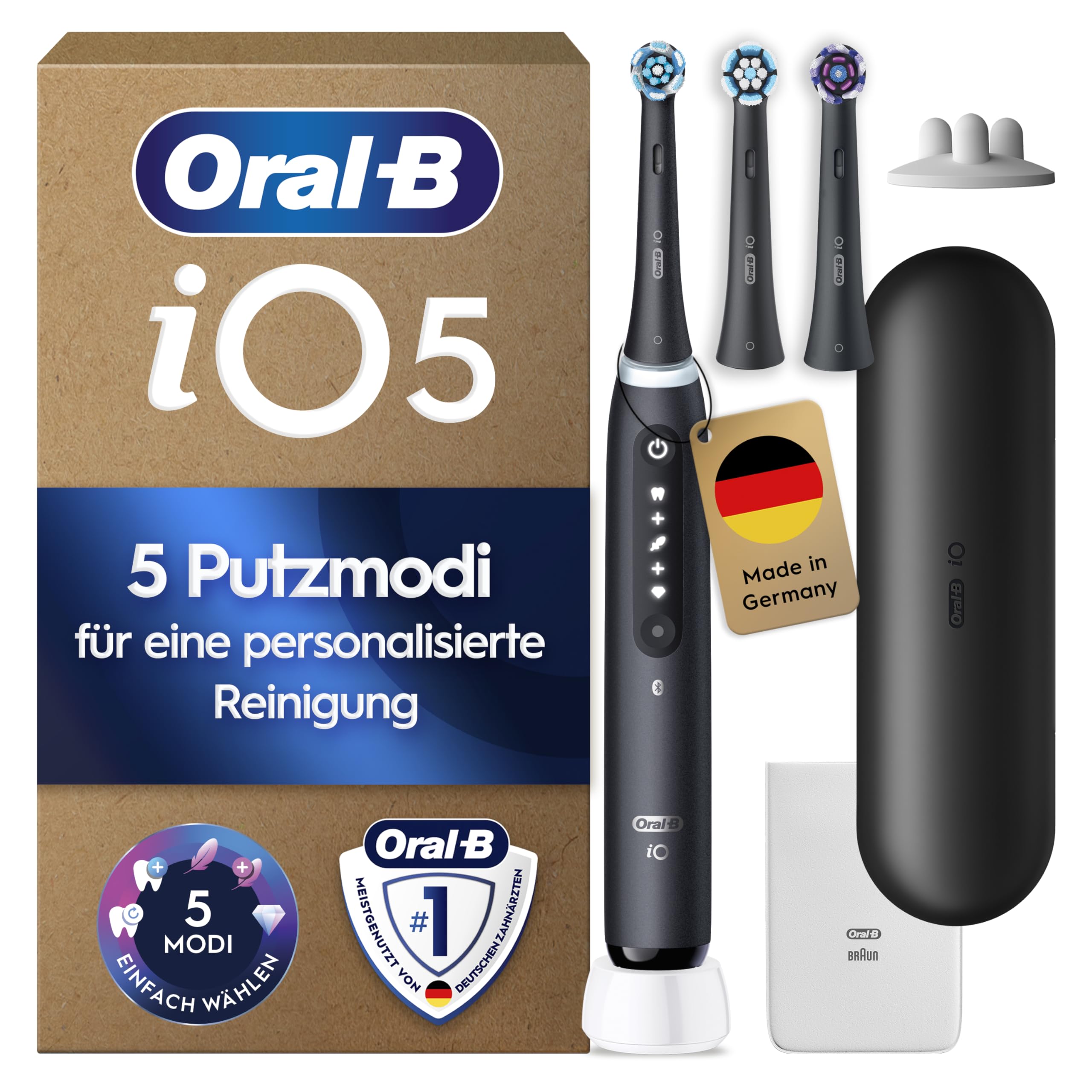 oral-b-io-series-5-elektrische-zahnb-rste-schwarz-5-putzmodi-3-aufsteckb-rsten-r image 1