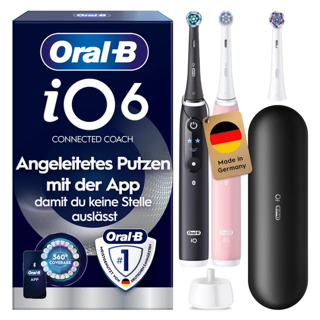 oral-b-io-series-6-elektrische-zahnb-rste-doppelpack-schwarz-rosa image 1