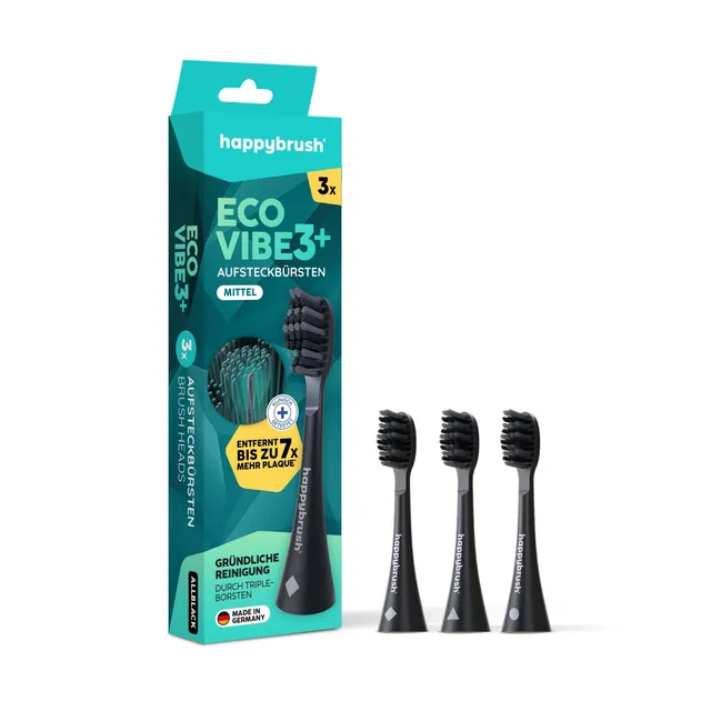 happybrush-aufsteckb-rsten-eco-vibe-3-allblack image 1