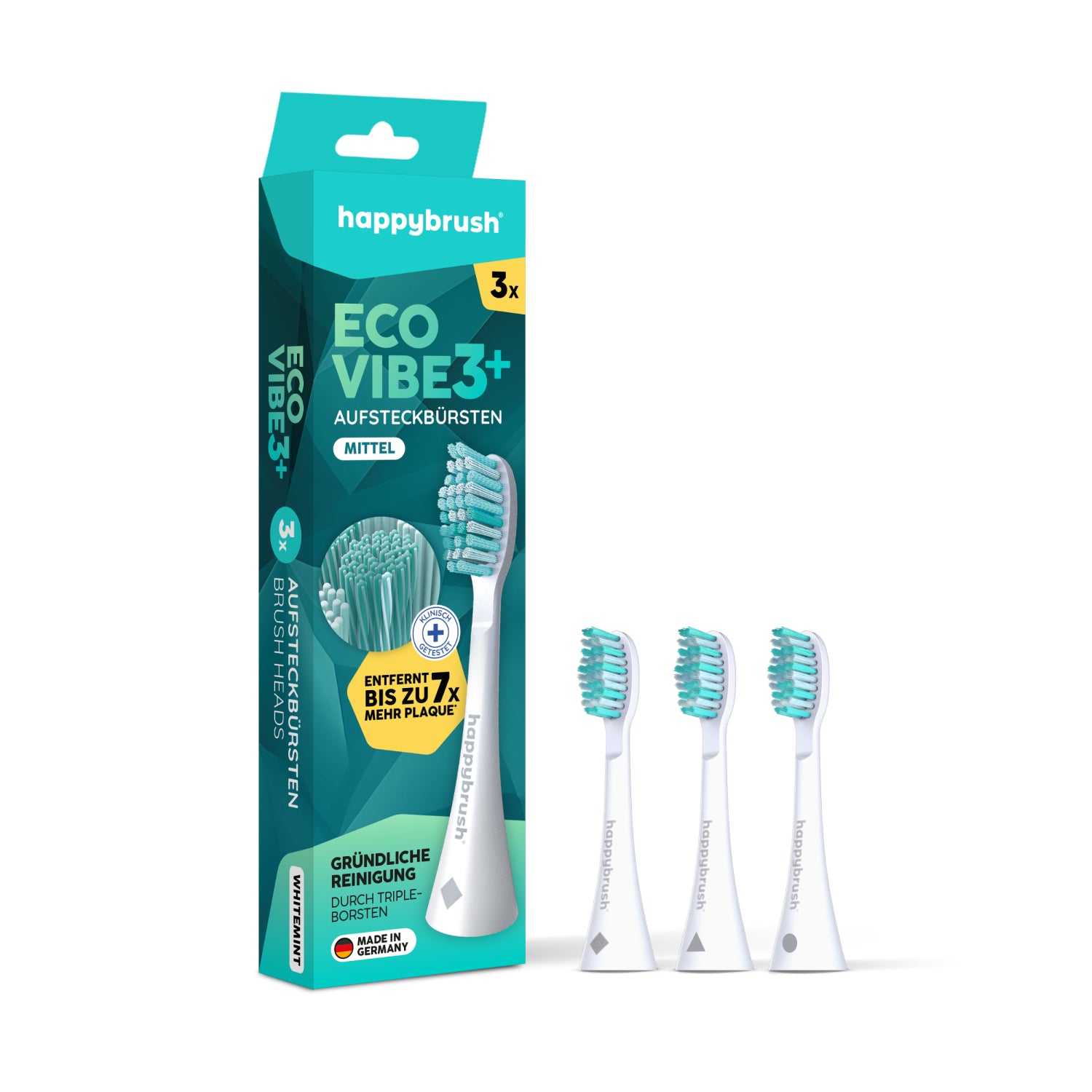 happybrush-aufsteckb-rsten-eco-vibe-3-white-mint-3er-pack-mittlere-h-rte-made-in image 1