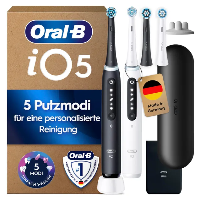 oral-b-io-series-5-elektrische-zahnb-rste-doppelpack-schwarz-wei image 1