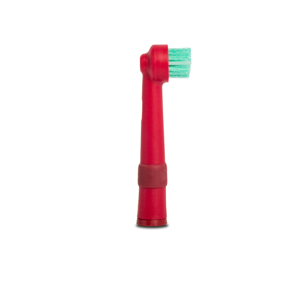 happybrush-aufsteckb-rsten-eco-r2-rot-4er-pack-mit-aktivkohle-borsten-flexkopf-u image 2
