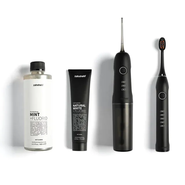 zahnheld-the-complete-ritual-munddusche-schallzahnb-rste-bundle-mit-zahnpasta-mu image 1