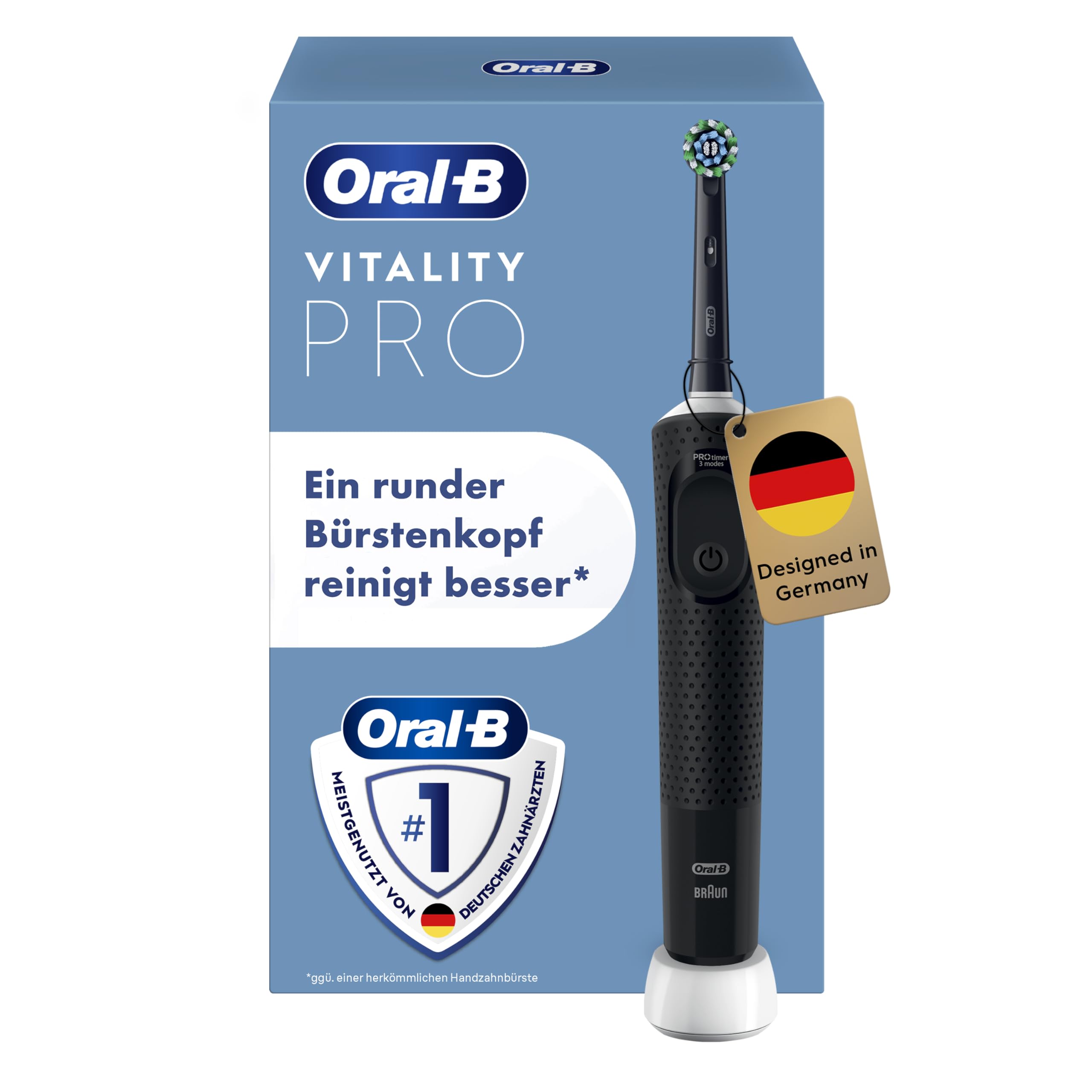 oral-b-vitality-pro-elektrische-zahnb-rste-schwarz-3-putzprogramme-2d-technologi image 1