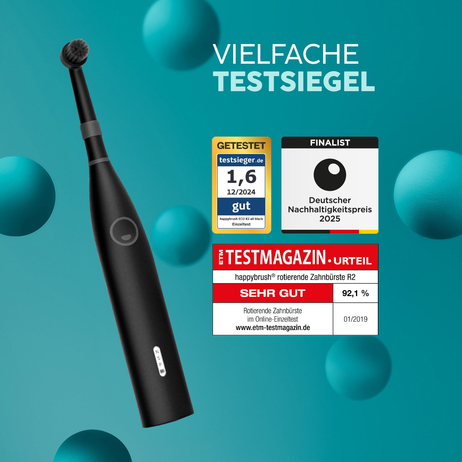 happybrush-eco-r2-entdecker-set-allblack image 2