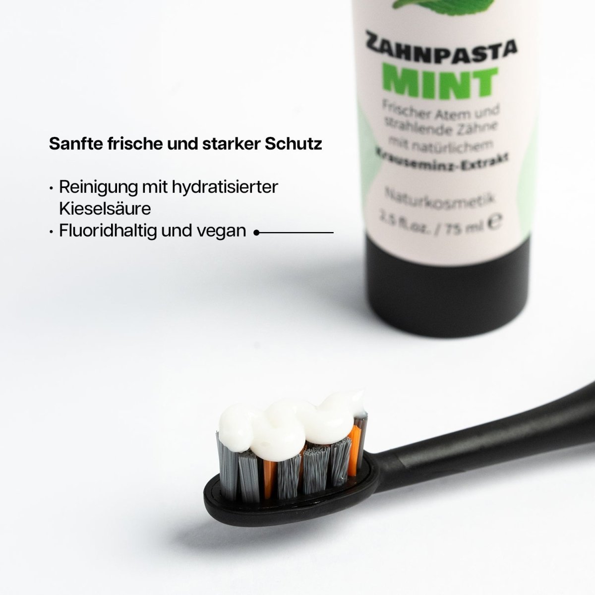 zahnheld-zahnpasta-mint-1450-ppm-fluorid-krauseminze-kariesschutz image 2