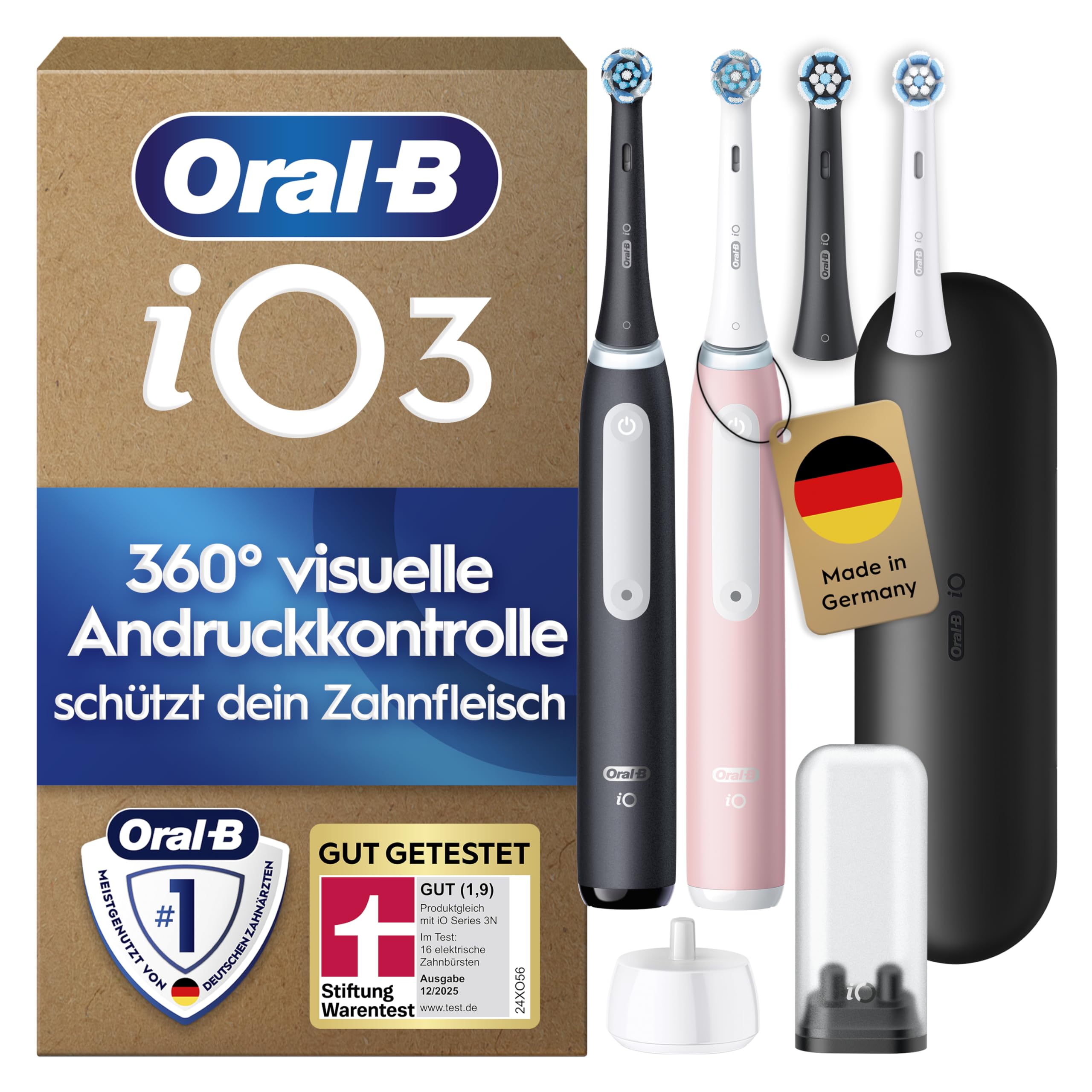 oral-b-io-series-3-elektrische-zahnb-rste-doppelpack-schwarz-rosa image 1